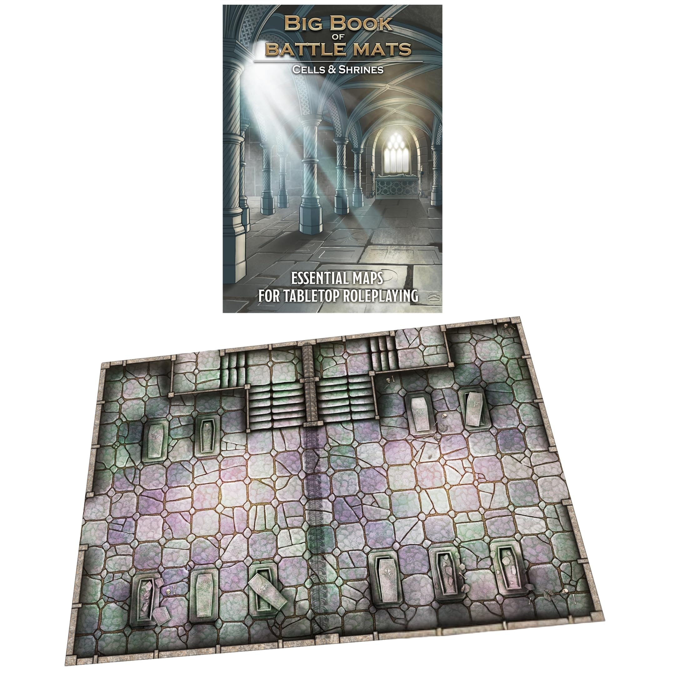 Amazon.com: Loke Big Book of Battle Mats Cells & Shrines - Lay